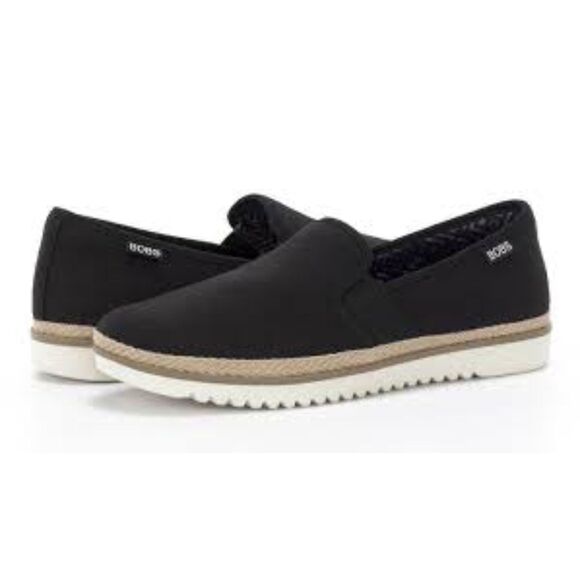 Skechers Bob Women's Black Flexpadrille Lo-Too Ritz Ballet Flat  Size 8.5 - Picture 1 of 8
